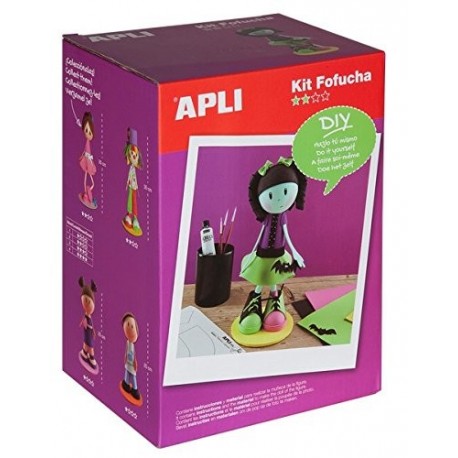 Kit Muñeca Fofucha Monster Apli 13847