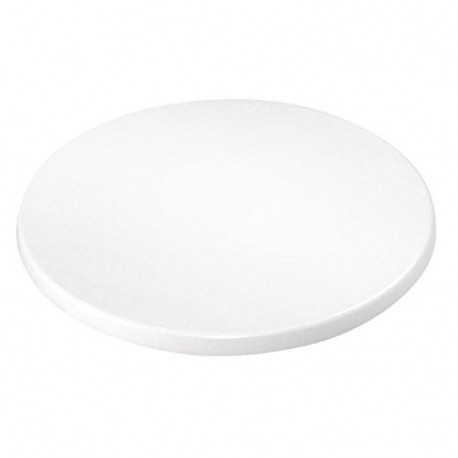 Bolero gl972 redondo tablero de la mesa, color blanco