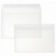 Enveloppes transparentes - Blanc Transparent blanc ~162 x 229 mm C5 | 100 g/qm Offset | Sans fenêtre | Fermeture adhésive | 