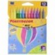 Bic Kids Plastidecor - Ceras de colores pasteladas, pack de 12