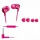 Philips Vibes SHE3705PK - Auriculares in-Ear micrófono para Cambiar Entre la música y Las Llamadas telefónicas, 3 Auriculare