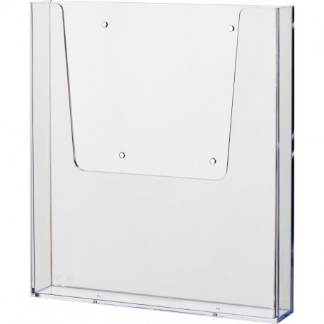 helit h2350202 Soporte Expositor de pared – "The Help Wall, 1 x A4 Alto, transparente