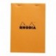 Rhodia – Cuaderno de gigante libreta grapada, color naranja