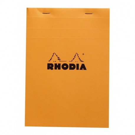 Rhodia – Cuaderno de gigante libreta grapada, color naranja