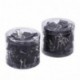 Mini Clips de Pinzas Metálicas de Papel, Negro, 2 * 60 Piezas 15 mm 