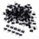 Mini Clips de Pinzas Metálicas de Papel, Negro, 2 * 60 Piezas 15 mm 