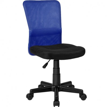 TecTake Silla de Oficina giratoria Negro-Azul | no. 401794 