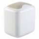 mDesign Cubo de basura para mesa en plástico resistente - Papelera compacta para baño, cocina y sala de estar - Cesta de resi