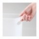 mDesign Cubo de basura con asas – Contenedor de reciclaje para cocina, baño u oficina – Contenedor de residuos de diseño mode