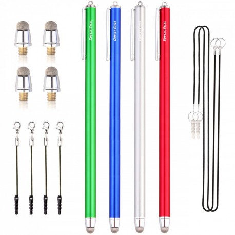 Dimples Excel Extra Largo 19cm Stylus Bolígrafo Digital Lápiz digital para ipad air pro, iphone, kindle fire,Teléfono Tableta