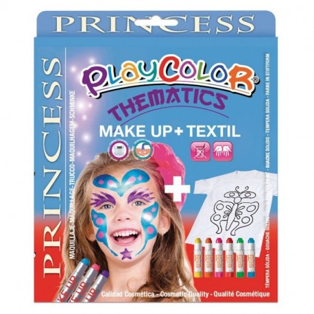 Playcolor 58044 - Bolsillo de Maquillaje básico de 5 g con 10 g de Textil de una Princesa