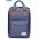 Bolsas escolares KAUKKO Mochila estilo Oxford Bolsa ligera Bolso del ordenador portátil de 14" Azul 