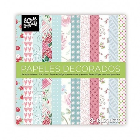 Busquets Papel Scrapbooking 15x15