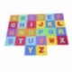 HOMCOM Alfombra Puzle 2.41㎡ Niños 3 Años 26 Letras Goma Espuma Estera Juego Puzzle