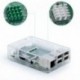 Aukru Kit 3-en-1 para Raspberry Pi 3 Modelo B, Incluye una Caja Transparente, Alimentación de 5 V - 3000 MA, y disipador Térm