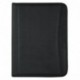 Leathario Negro-A4 Marcas de Portafolio de Carpeta Plegable de Mano de PU para Hombres, Diseñado para Negocio y para Tomar 