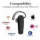 Auricular Bluetooth 4.1, AngLink Manos Libres Bluetooth Auriculares Cancelación del Ruido Auricular Inalámbrico con Micrófono