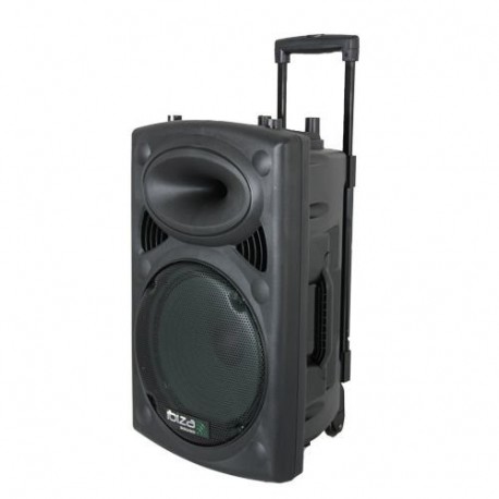 Ibiza Sound PORT12UHF-BT - Megafonía portátil, 12 pulgadas, color negro