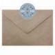 Lot de 100 enveloppes Kraft côtelées Marron – C6 162 x 114 mm