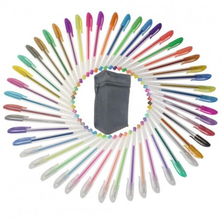 Bolígrafos de Gel, Incluye Brillo, Neón, Pastel, Metálico Para Scrapbooking, Colorear, Dibujar, Dibujar y Artesanal, Pack de 