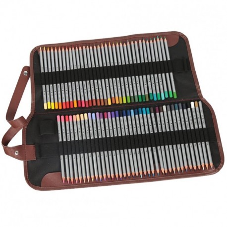 Tomkity Set 72 Lápices de Colores dibujo lapices de dibujo con bolso