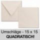 Enveloppes Blanc Naturel carré – Difficile – 100 g/m² – 150 x 150 mm – nassklebung – Marque : Gustav neuser/Qualité/Quantité 