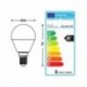 Bombillas LED E14 I Foco LED I Kit de 5 unidades I Color de la luz blanco cálido I Sustituye focos halógenos de 40 W I En for
