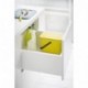 Brabantia Sort & Go Cubo de Basura, 6 L, Plástico, Blanco, 26.5x20x18 cm