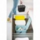 Brabantia Sort & Go Cubo de Basura, 6 L, Plástico, Blanco, 26.5x20x18 cm