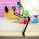 elegiant profesional ajustable Brazo Soporte de micrófono micrófono micrófono Soporte standplatzhalterung radiodifusión Studi