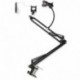 elegiant profesional ajustable Brazo Soporte de micrófono micrófono micrófono Soporte standplatzhalterung radiodifusión Studi