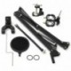 elegiant profesional ajustable Brazo Soporte de micrófono micrófono micrófono Soporte standplatzhalterung radiodifusión Studi