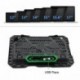 TopMate 302 - Base de refrigeración para Ordenador portatil de 12 a 15,6 Pulgadas con Puerto USB, 2 Ventiladores 1000 RPM, N