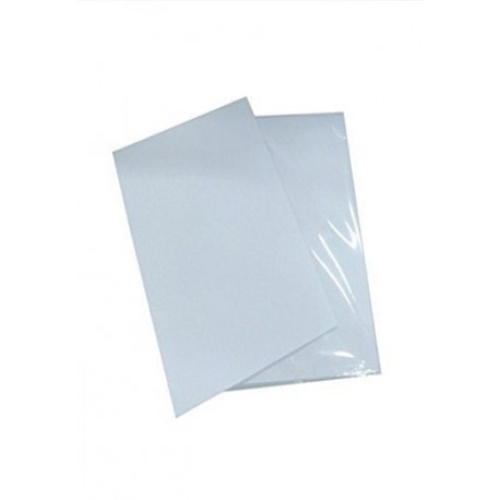 Bramacartuchos Sub125g - Pack de 100 hojas de papel sublimación economico, A4, color blanco