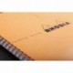 Libreta Rhodia Reverse Book, de anillas, a cuadros, 21 x 21 cm, 80 hojas, color naranja 210 x 210 mm