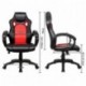 IntimaTe WM Heart Silla de Escritorio de Oficina de PU, Racing,Asiento Giratorio del Escritorio del Ordenador, Rojo