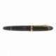 Zoohot Jinhao 159 Pluma estilográfica Guarnición negra del oro de la laca oro 