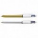 BIC Shine - Estuche edición especial con bolígrafos oro y plata: 2 BIC Cristal y 2 4Colores