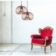 Lucide VINTI iluminación de techo Copper colour E27 - Lámpara Dormitorio, Entrada, Salón, Copper colour, IP20, Cepillado, Ot