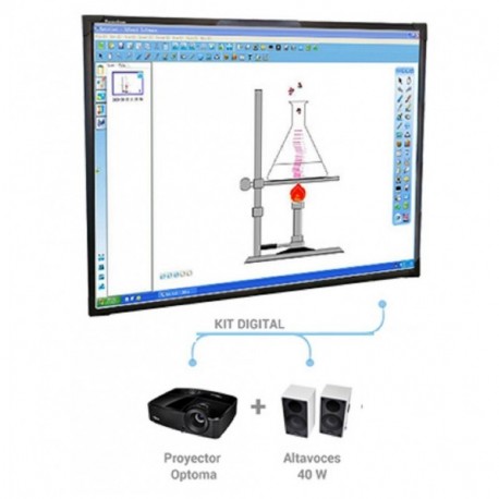 Promethean ActivBoard Touch 78 - Accesorio pizarra interactiva USB, 5 m, Mac OS X 10.6 Snow Leopard, Mac OS X 10.7 Lion, Mac