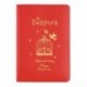 1pc 3 colores Simple y bolsa de utilidad de soporte de documentos titular del pasaporte de viaje protectora de cuero ID tarje