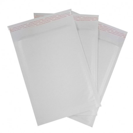 triplast 140 x 195 mm burbujas sobre acolchado – Blanco Pack de 10 