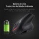 GHB Ratón Óptico Ratón Ergonómico Vertical Inalámbrico Gaming Mouse Wireless Recargable USB 2.4 GHz para Ordenador PC Noteboo