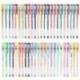 LIHAO 48 Plumas Gel Colores Bolígrafos de Tinta Gel Ink Pen Set