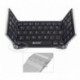 ESYNiC Mini Bluetooth3.0 Teclado Inalámbrico Tri-Plegable de Diseño Español Perfecto para iphone 7 iphone 7p iOS Android PC W