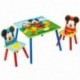 Mickey Mouse 527MKS - Conjunto de Mesa y Dos sillas