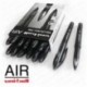 Uni-Ball AIR Micro – 0,5 mm Punta Fina Redonda – 12 + 2 gratis – Negro – UBA-188-M.