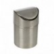 Stainless Steel Tapa Oscilante 1.5L Pequeño Encimera Papelera De Reciclaje
