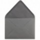 Enveloppes DIN C5//gris foncé//220 x 154 mm//110 g/m²//nassklebung – QUALITÉ marque : Gustav neuser 50 Umschläge gris foncé