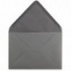 Enveloppes DIN C5//gris foncé//220 x 154 mm//110 g/m²//nassklebung – QUALITÉ marque : Gustav neuser 50 Umschläge gris foncé